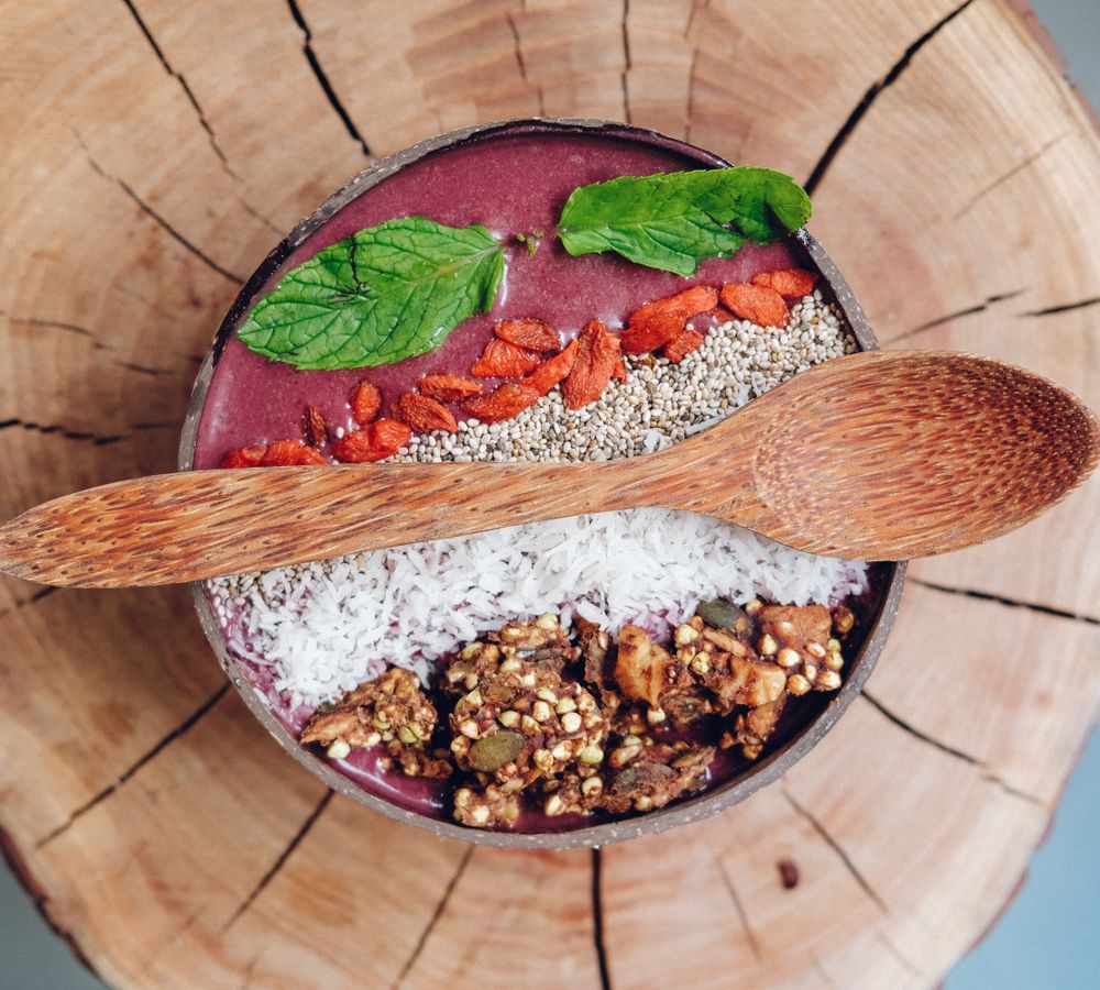 Tigela de açaí Legal servida na hora